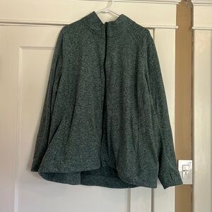 Green Extremely Soft Full Zip Jacket